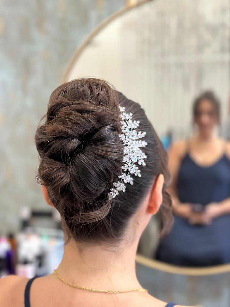Apanhado de noiva, na manhã do casamento